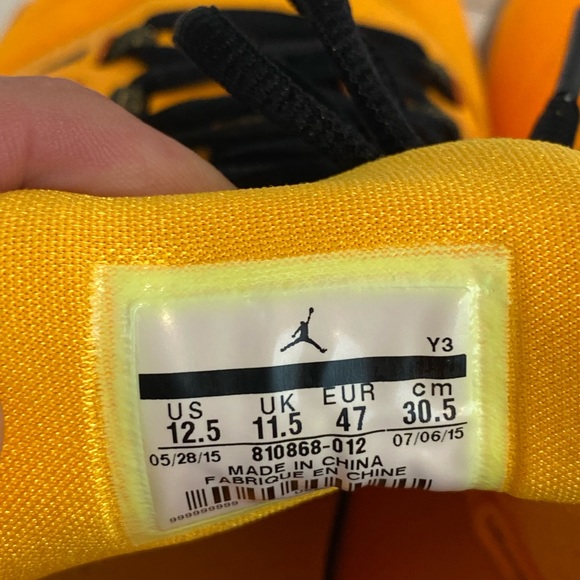 Air Jordan CP3.IX 'Yellow Dragon' 810868-012 12.5M - Picture 5 of 6